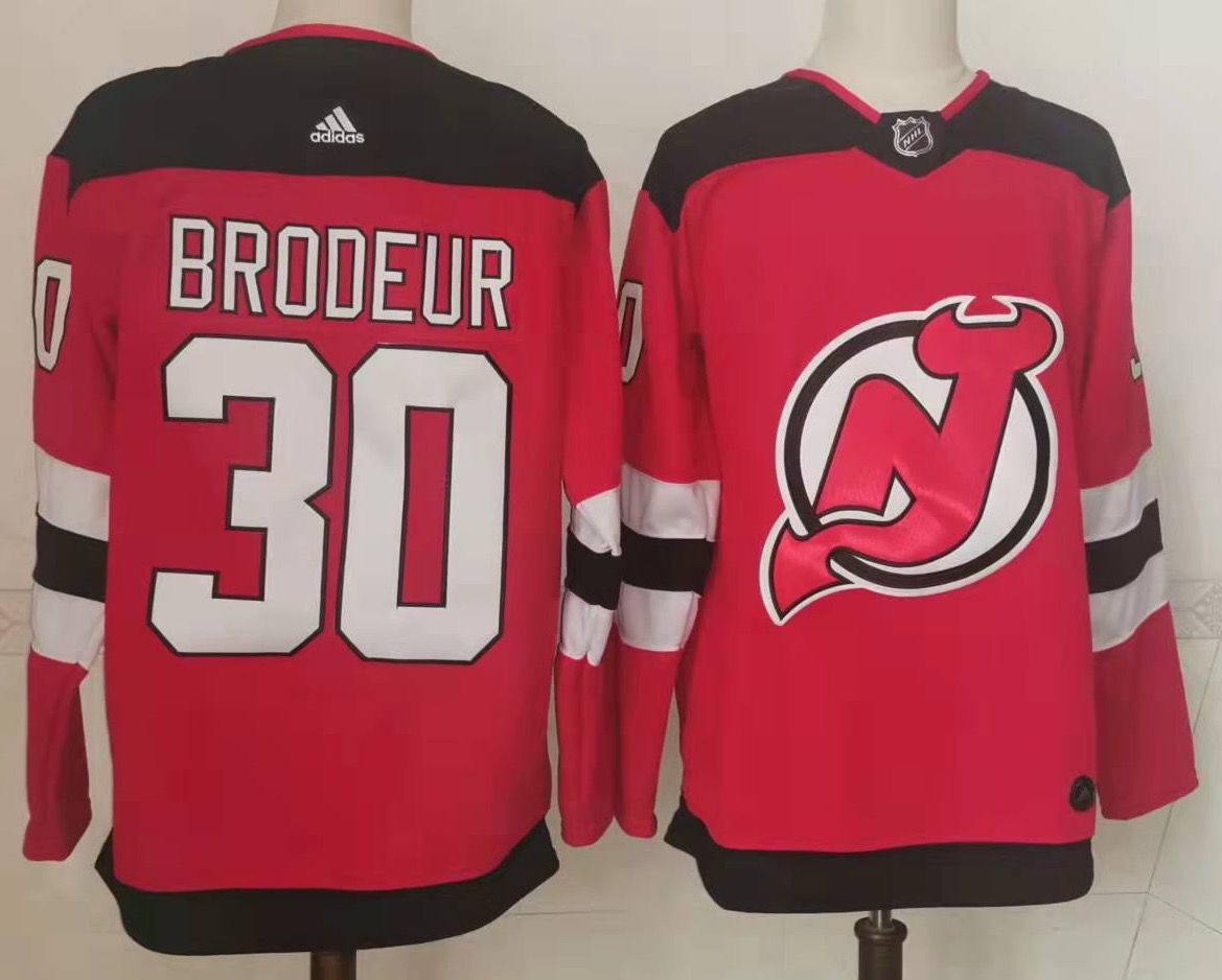 Men's New Jersey Devils Martin Brodeur #30 Red Jersey